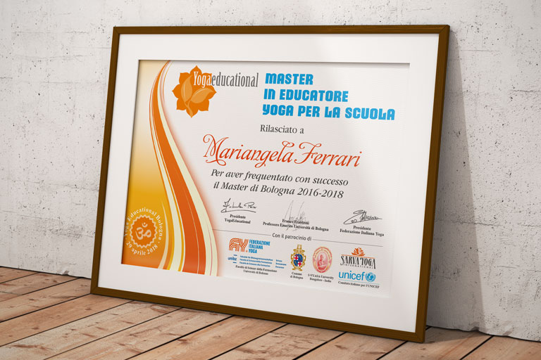 I diplomi Yogaeducational accreditati dal Governo Indiano